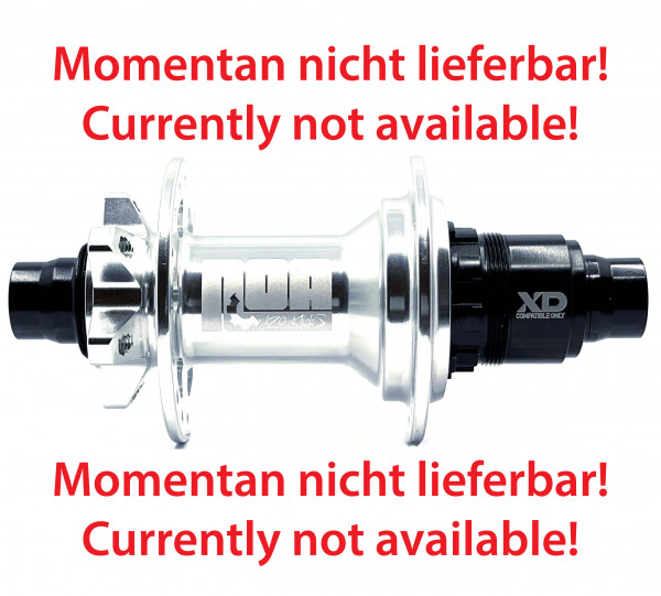 NOA 120 klicks Hinterrad Nabe 148/12mm Boost - silber