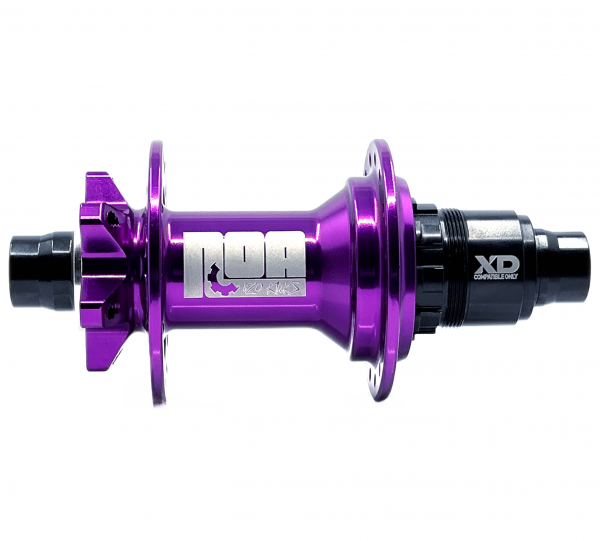 NOA 120 klicks Hinterrad Nabe 148/12mm Boost - lila / purple