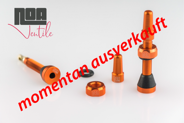 NOA Tubeless-Ventile orange 2 Stk.