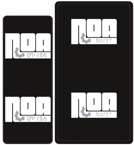 NOA 120 Klicks Naben Decal/Aufkleber