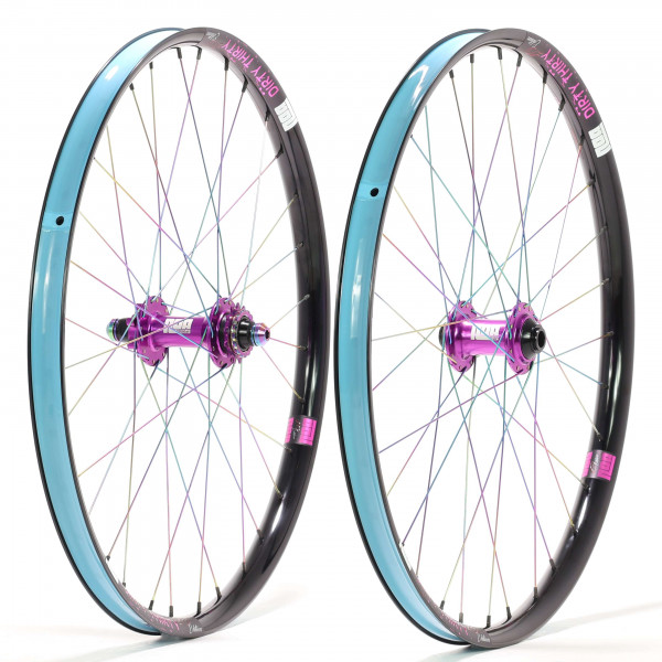 NOA Dirty Thirty LTD Singlespeed Laufradsatz 120 klicks Rookie Naben (purple)